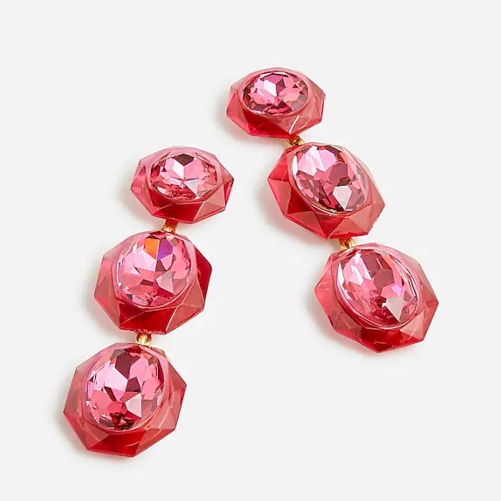 Sparkly drop earrings